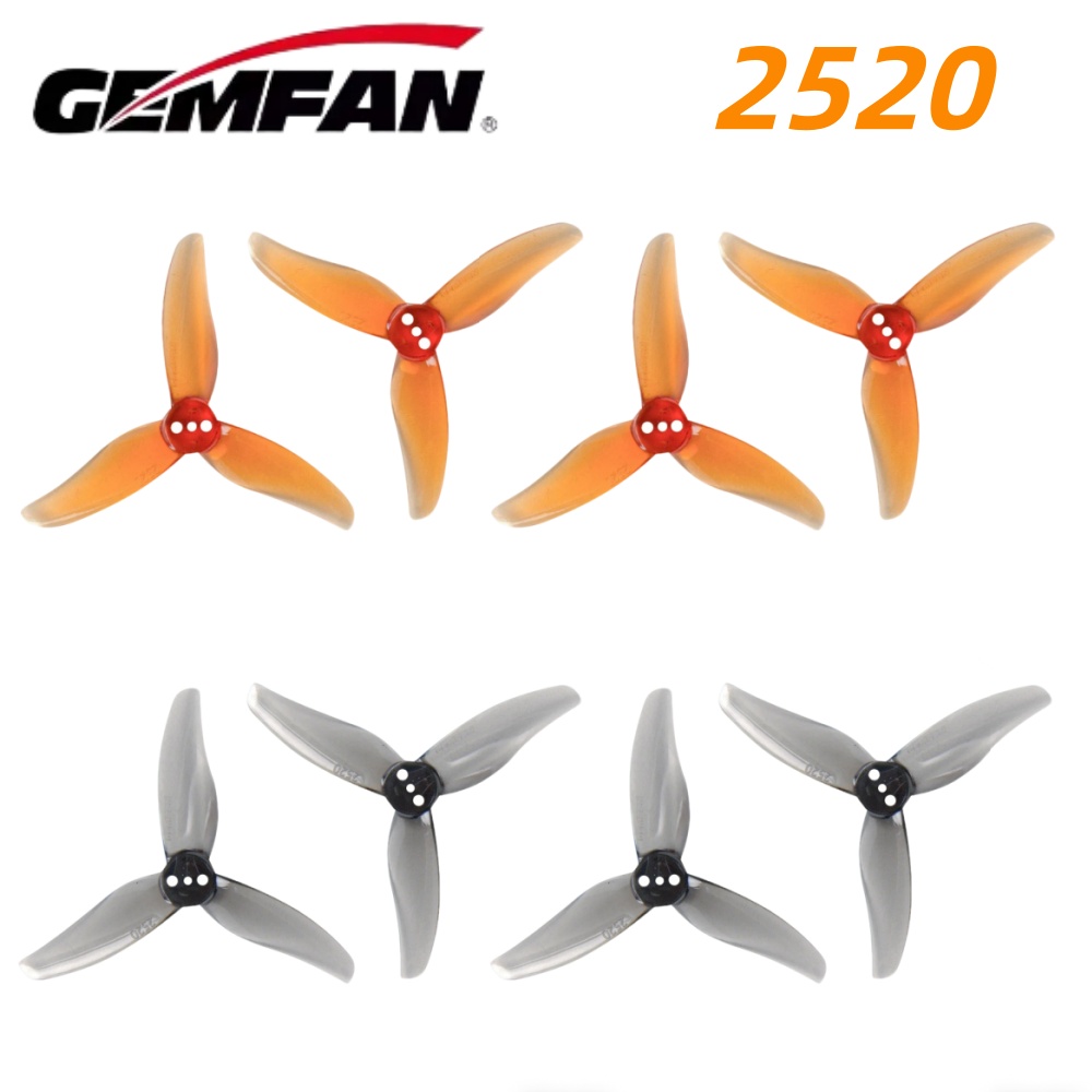 4Pairs Gemfan Hurricane 2520 2 – обзор и цена Fpv Drone Propeller
