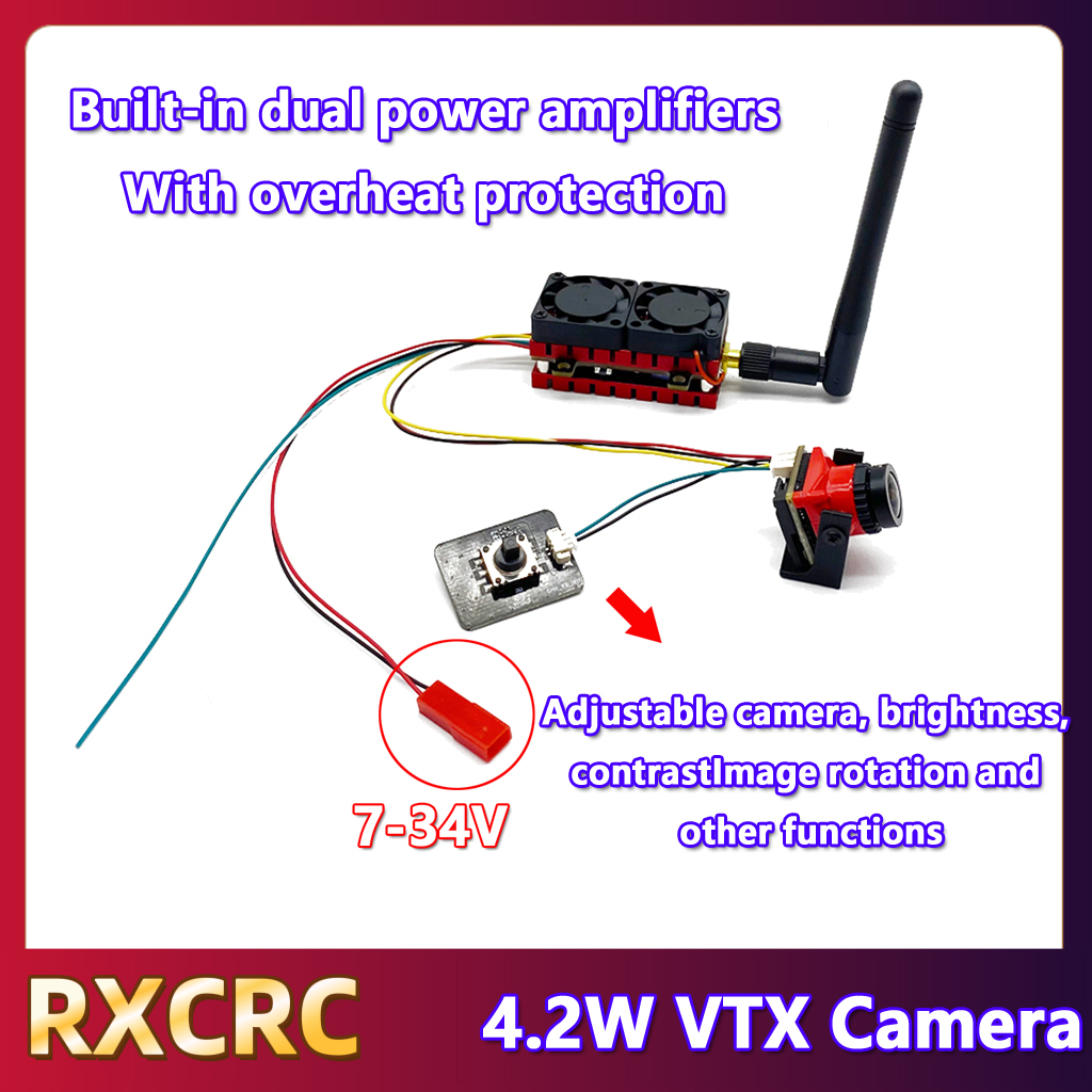 RXCRC 5.8G 48CH 4.2W High Powe – обзор и цена Fpv Drone Receiver