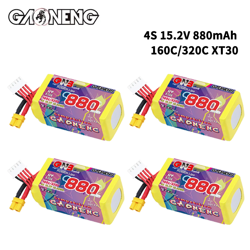 GNB 4S 880mAh 15.2V 160C/320C  – обзор и цена Fpv Drone Battery