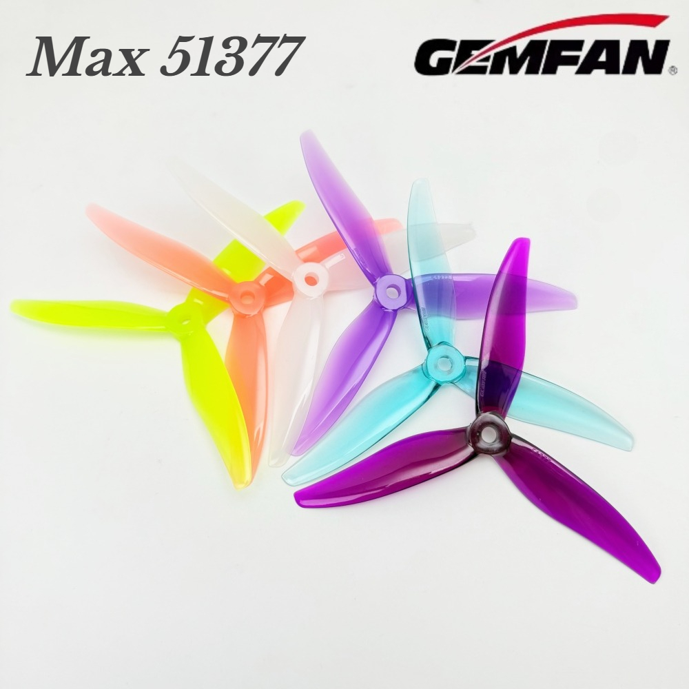 2Pairs Gemfan Hurricane 51377  – обзор и цена Fpv Drone Propeller