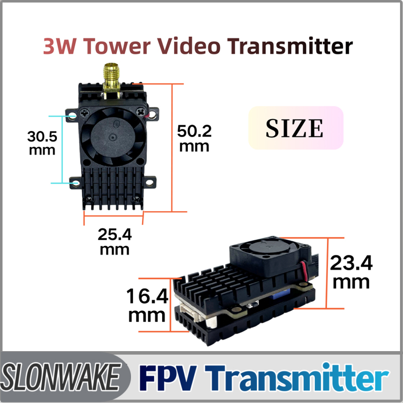SLONWAKE 5.8G 3000mW Simulatio – обзор и цена Fpv Drone Receiver